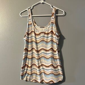 No Boundaries Multicolor Wave Tank Top Size XXL (19)